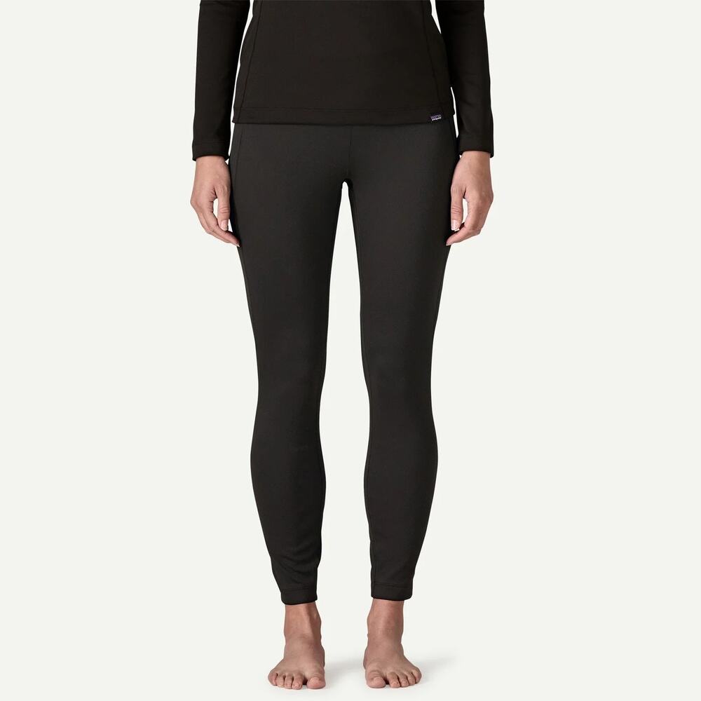 Patagonia Womens Capilene Midweight Leggings XS Black Base Layer Hiking Outdoor